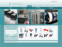 Tablet Screenshot of printers.novelty.com.mv